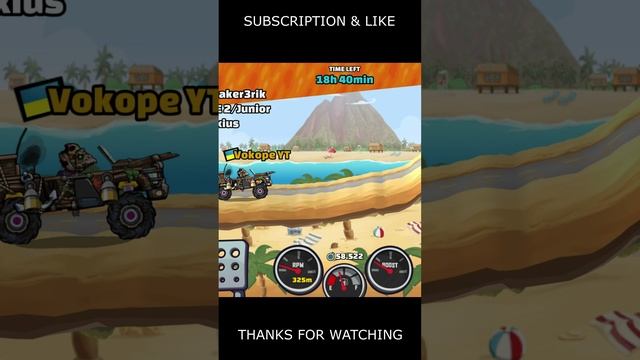 🎧 NEW Community Showcase 🎧 (Extreme Beach) - Hill Climb Racing 2 #shorts #hcr2