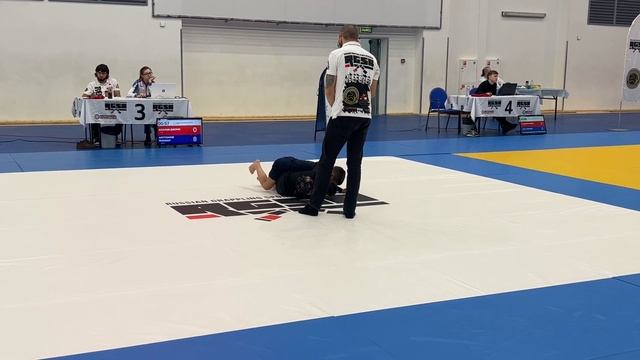 Бой в NoGi BJJ Финал. Ахалая Джони (R) vs Арутюнов Михаил/2015-2016/белый/до 30 кг/Rock&Rolling18.