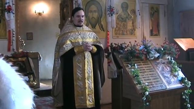 НАШЕ ВЕНЧАНИЕ! (часть 5, тетя Наташа, пос. Сосновка, храм Николая Чудотворца, 22.01.2012 г.)