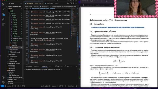Отчет | Лабораторная работа № 8. Оптимизация