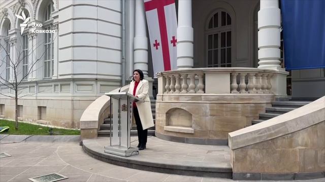 🇬🇪 В грузинском парламенте проходит инаугурация избранного парламентом президента