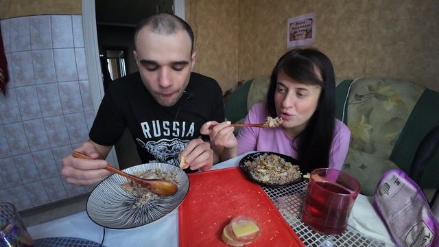 МУКБАНГ ГРЕЧКА С КУРИЦЕЙ / БУТЕРБРОДЫ / EATING MUKBANG ASMR АСМР
