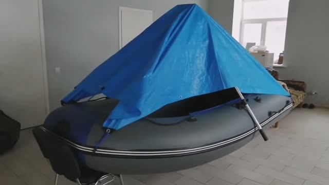 ЛОДКА ПАЛАТКА или как укрыться от дождя в лодке ПВХ