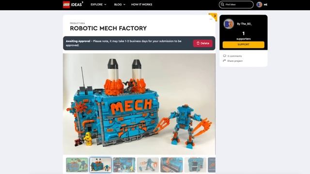 I built a LEGO Robot MECH Factory... 🤖