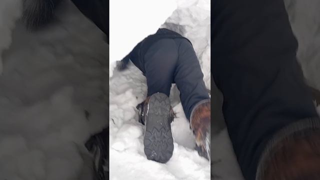 ПРОДОЛЖАЕМ ДЕЛАТЬ ЗИМНЕЮ ИГЛУ
