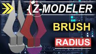 ZBrush - ZModeler Target (Brush-Radius)