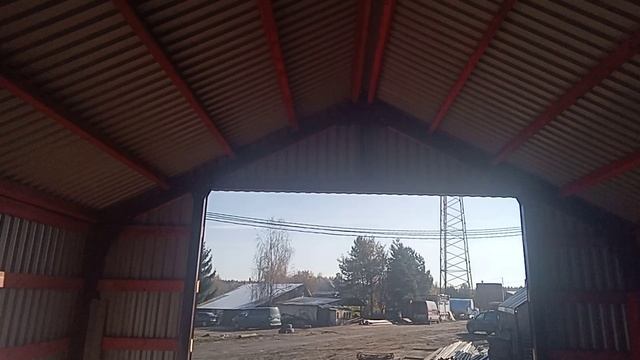 Разборный гараж. 5х6