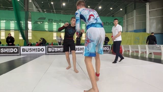 Бой "Финал" в NoGi "BUSHIDO" Быков Сергей (К) vs Деревцов Андрей. Not outrageous!!!