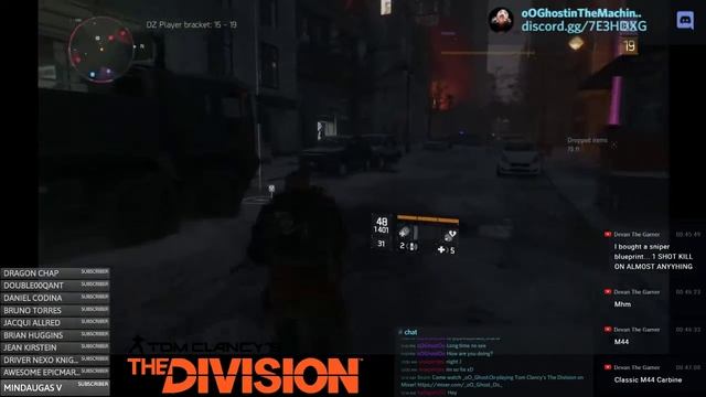 The Division - A little level 19 Dark Zone Fun - Rogue - Manhunt - MP7