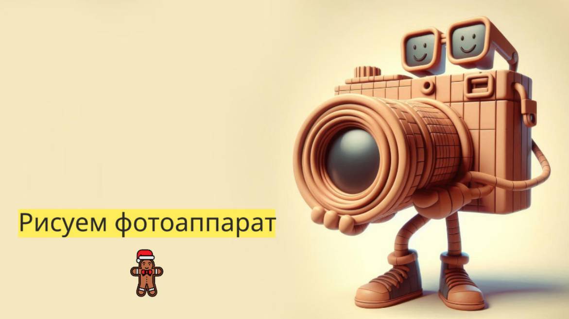 Маленькие художники: Рисуем фотоаппарат - Детский образовательный мультфильм