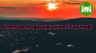 Слепое подражание (таклид) Абу Яхья Крымский