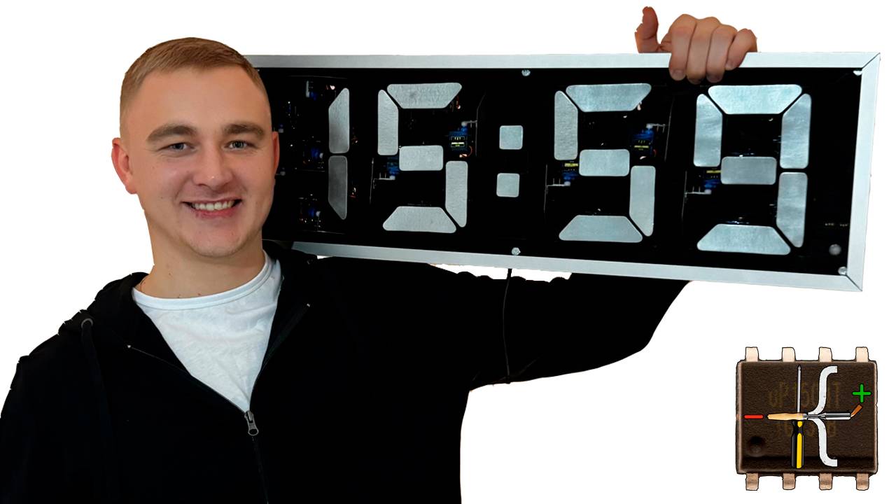 Часы на серво Arduino