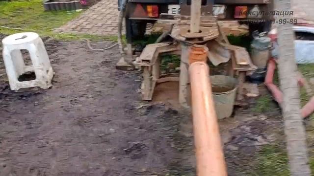 Скважина под погружной насос 39 метров в Дубне