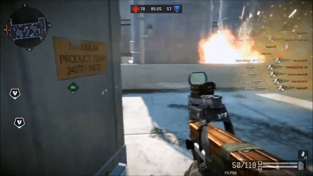 Warface:FN P90 на Нефтебазе.