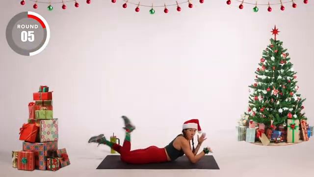 Fun Christmas HIIT Workout! 4min Tabata - "All I Want for Christmas is You (Tabata)"