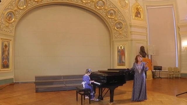 "Песня Сольвейг" Э. Григ, солистка Наталья Офлидис, концертмейстер  Лия Сидоренко, 6 лет.  Москва.