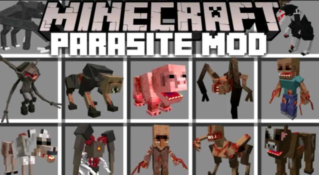 Minecraft паразиты мод