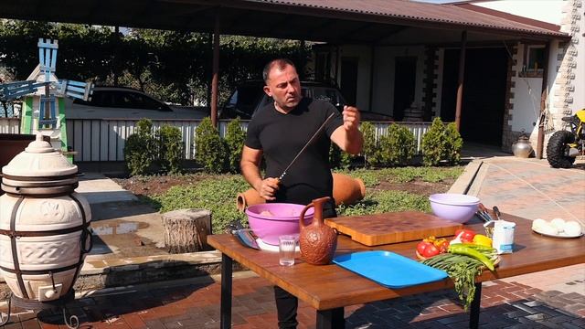 MAN'S RECIPE. FRYING RAM'S TESTICLES.
