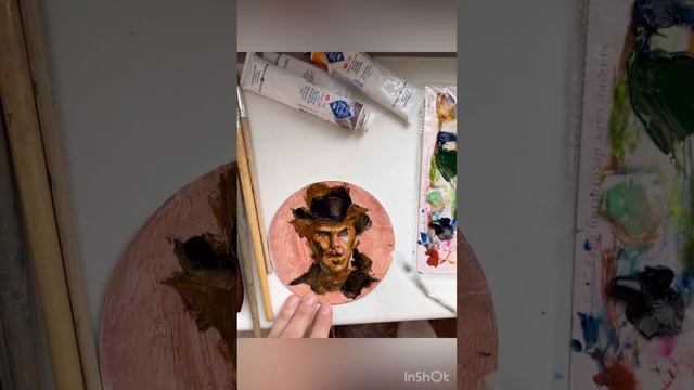 Игра началась  #painting #art #мкдляначинающих #портрет #painting  #живопись #art
