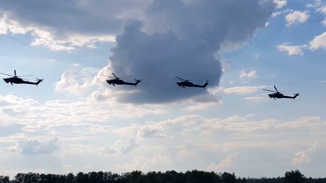 Ударный вертолёт Ми-28 Д. Кобяково