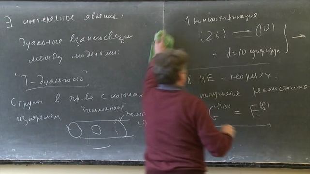 Лекция 10. Виды струнных теорий