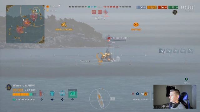 My favorite tier 8 cruiser - Dmitri Donskoi! This thing is nasty