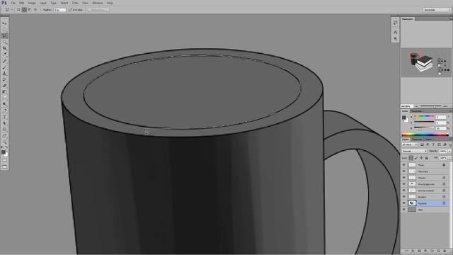 Рисование в Adobe Photoshop. Урок 03. Светотень на объектах. Часть 02