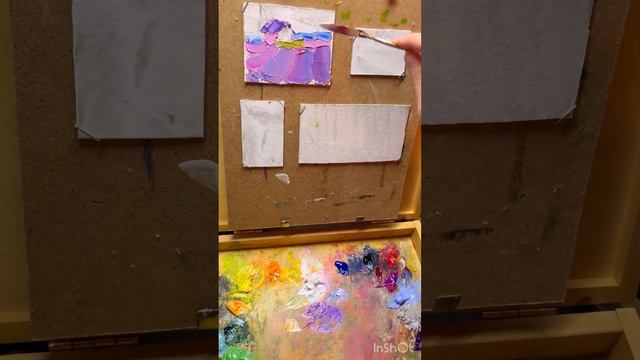 Урок композиции на boosty.Анонс. #живопись #мкдляначинающих #пленэр #painting #картина #art #пейзаж