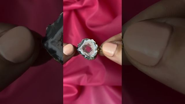 Украшение для тела Бодичейн Агат и Черная Шпинель