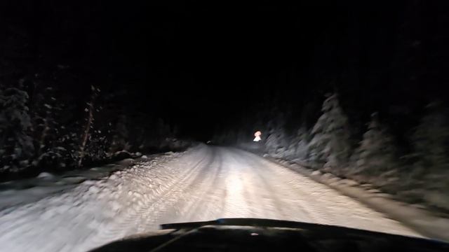 Архангельская область Лешуконский район Зимняя дорога в верховьях р. Мезень декабрь 2024 г.