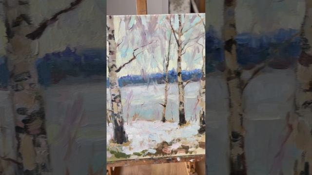 Академическая дама им Репина или Академичка #живопись #мкдляначинающих #репин #картинаберезы