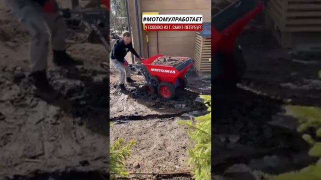 Как Мотомул Помог Партнеру В Благоустройстве? #мотомулработает