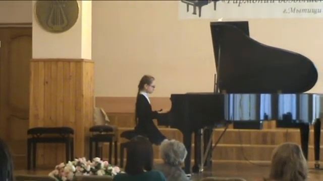 Областной конкурс юных пианистов 23 03 18 Аня Кристинина 8 лет