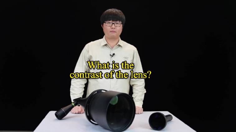 What is the contrast of the lens?