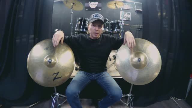 Zildjian Z Heavy Power Ride 22" Vs. Zildjian Z Custom Mega Bell Ride 21"