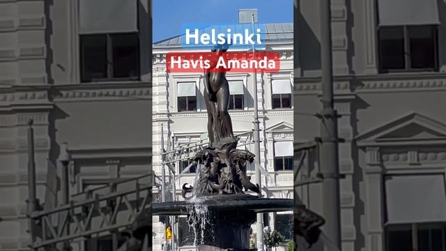 Our beloved statue Havis Amanda is back where she belongs near Helsinki’s Market Square! #helsinki