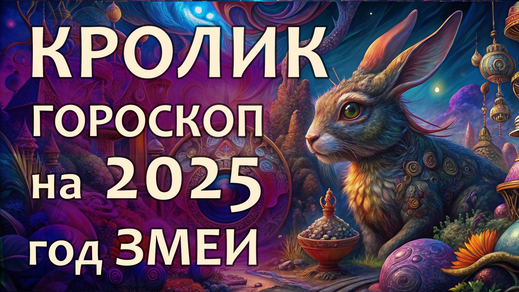 Гороскоп для Кролика на 2025 год Зеленой Деревянной Змеи