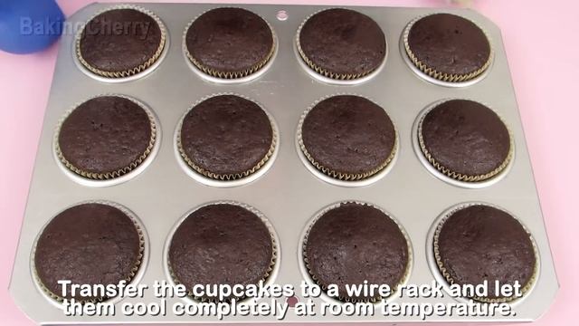 [Egg-Free] CHOCOLATE TRUFFLE CUPCAKES | Easy Dessert Recipe | Baking Cherry