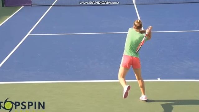1 Школа английского языка в Пушкино _ Обучение теннису _ WTA backhand slow motion