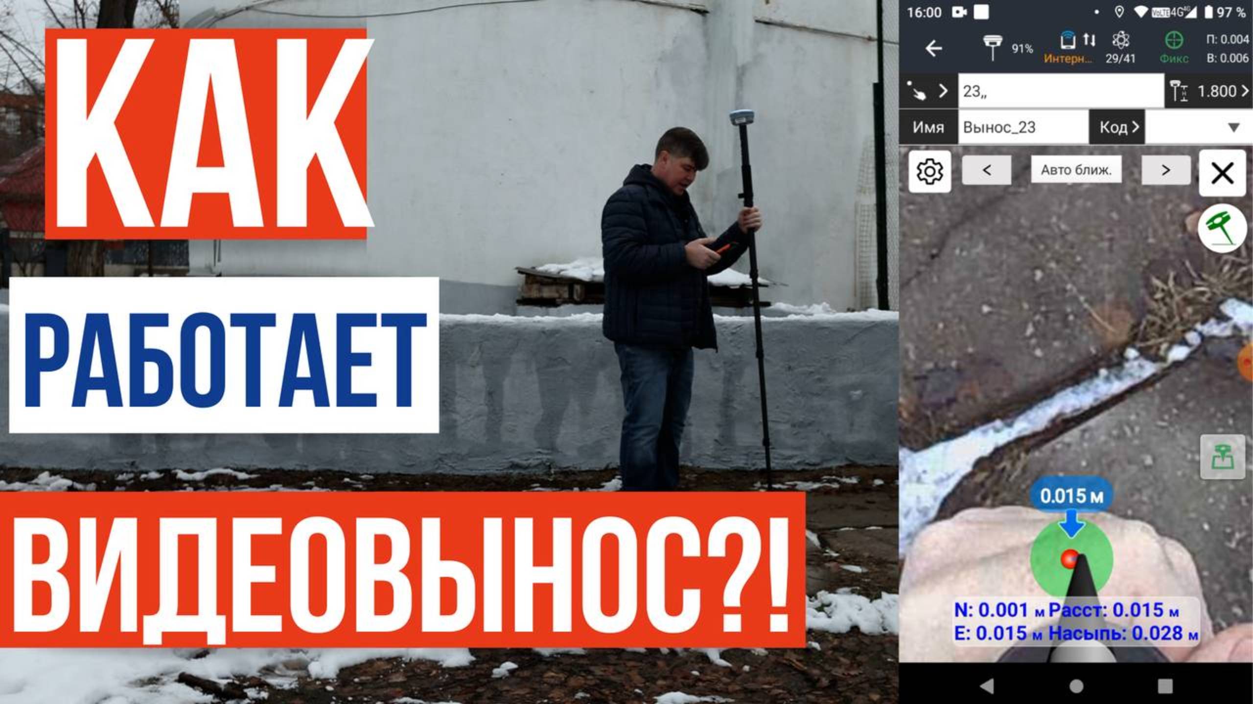 Как работает видеовынос в ГНСС приемнике?!
