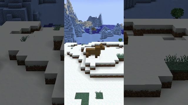 новогодний олень в майнкрафте #майнкрафт #постройки #майнкрафтпостройки #shorts #minecraft