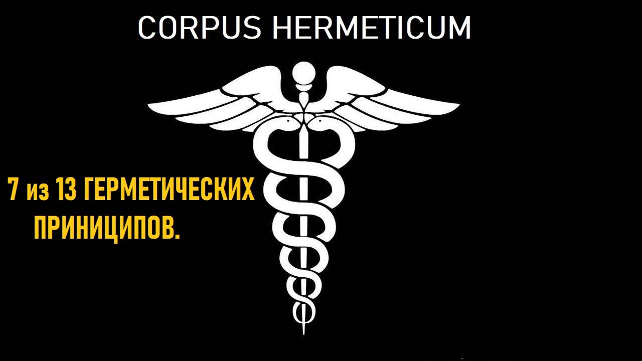 7 из 13 Герметических принципов.