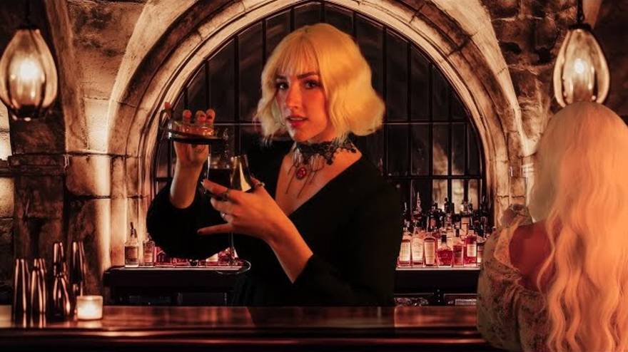 [Violet Hour ASMR] Vampire Bartender | Cozy Service in an Underground Crypt