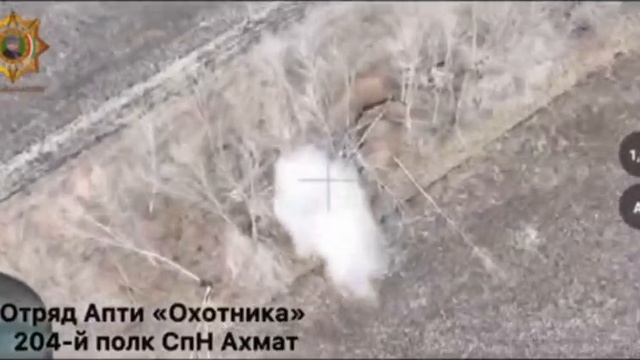 Апти Алаудинов "АХМАТ". Деактивация блиндажа противника на харьковском направлении
