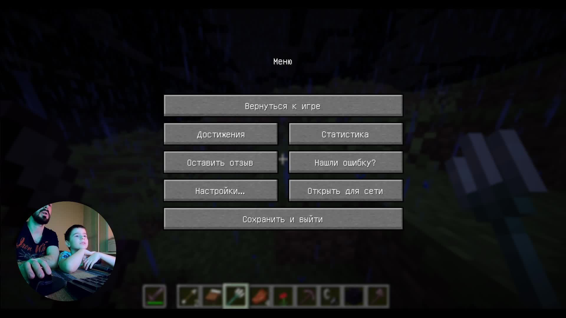 Играем в minecraft