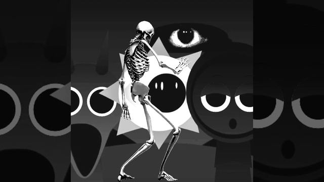 Sprunki Skeleton Samba Dance 💀☠️🦴 Sprunki Phase 1[HORROR] #funny #sprunki #meme #animation