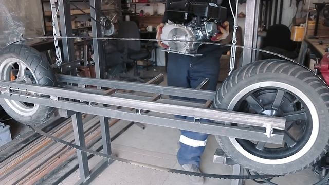 diy мобильная пилорама.