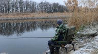 Рыбалка на удочку зимой 2024 в конце года