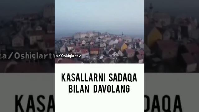 Касалларди садака билан доволанг
[Abdullah Domla]