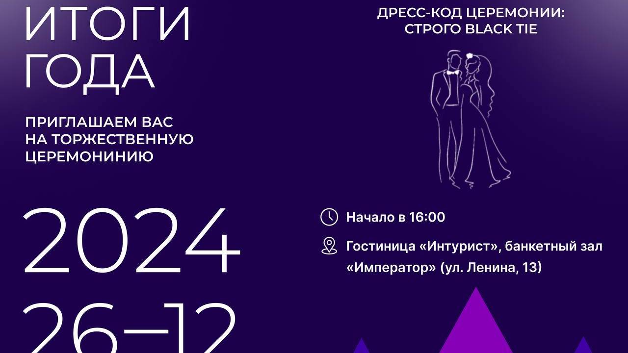 Итоги года с Молодёжью Пятигорска. Пятигорск Гостиница Интурист 26.12.2024